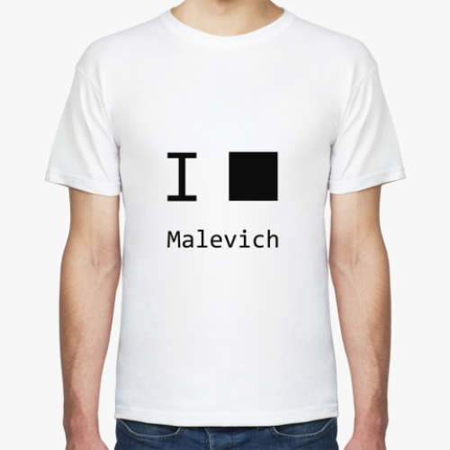 Футболка с принтом Малевич