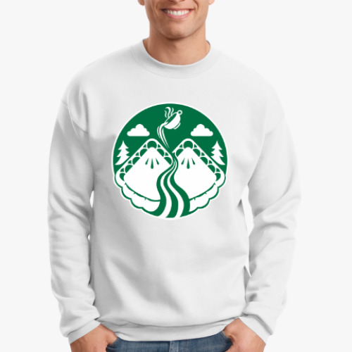 Свитшот с принтом Twin Peaks coffee Starbucks