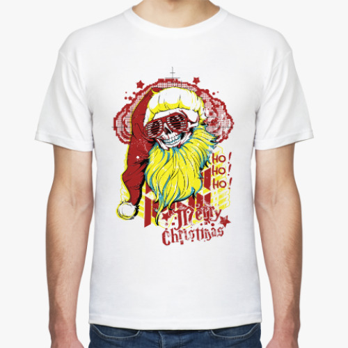 Футболка с принтом Merry Christmas