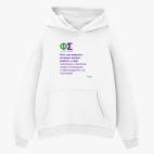 Толстовка худи оверсайз