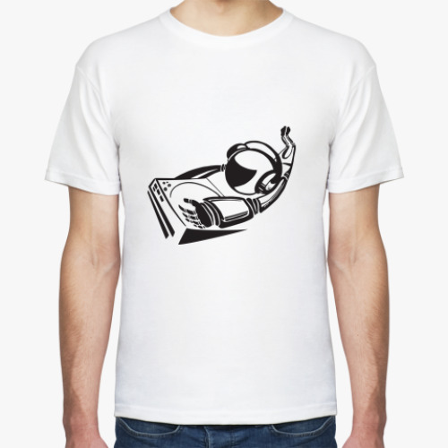 Футболка с принтом космодиджей