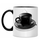 Кружка двухцветная