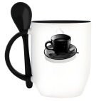 Кружка с ложкой