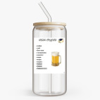 Банка с бамбуковой крышкой