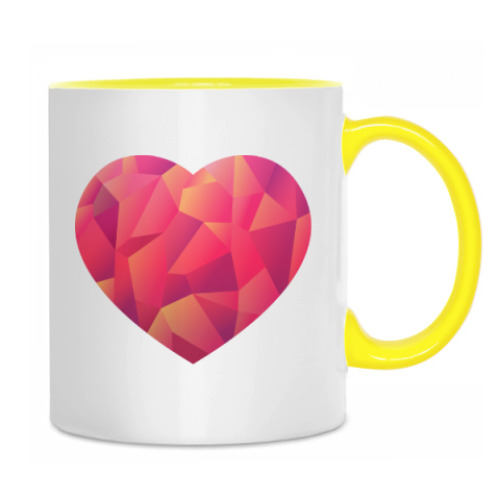 Кружка с принтом Сердце