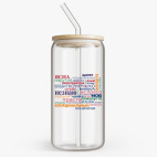 Банка с бамбуковой крышкой