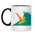 Кружка двухцветная