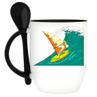 Кружка с ложкой