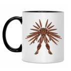 Кружка двухцветная