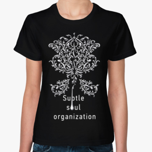 Женская футболка subtle soul organization