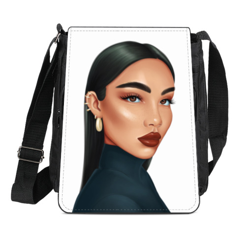 Сумка-планшет с принтом Арт «дерзкая красотка»