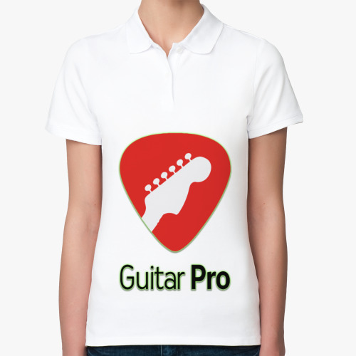 Женская рубашка поло Guitar Pro