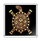 Магнит 6.5 x 6.5 см Африканская черепашка