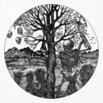 Скелет с топором