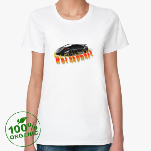 Женская футболка из органик-хлопка Hot asphalt