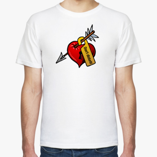 Футболка с принтом Don't disturb