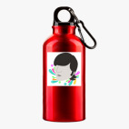 Металлическая бутылка 400 мл UV-DTF