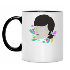 Кружка двухцветная