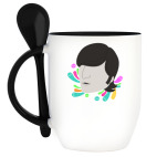 Кружка с ложкой