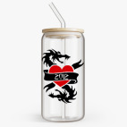 Банка с бамбуковой крышкой