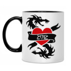 Кружка двухцветная