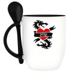 Кружка с ложкой