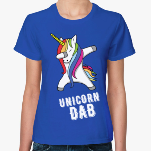 Женская футболка UNICORN DAB