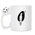 Кружка с футбольным мячиком