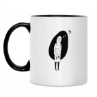 Кружка двухцветная