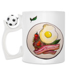 Кружка с футбольным мячиком