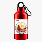 Металлическая бутылка 400 мл UV-DTF