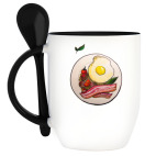 Кружка с ложкой