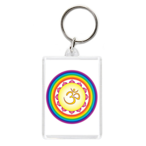 Брелок с принтом   Ом