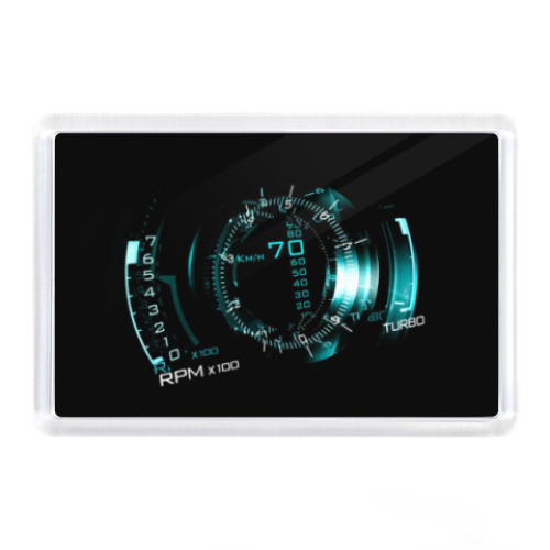 Магнит с принтом Тахометр