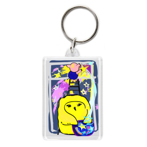 Брелок Поросенок и совенок собирают звезды