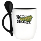 Кружка с ложкой