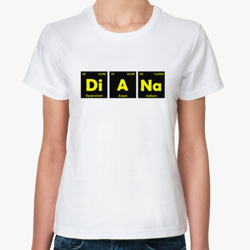 Классическая футболка Диана
