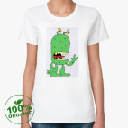 Женская футболка органик