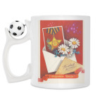 Кружка с футбольным мячиком