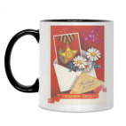 Кружка двухцветная