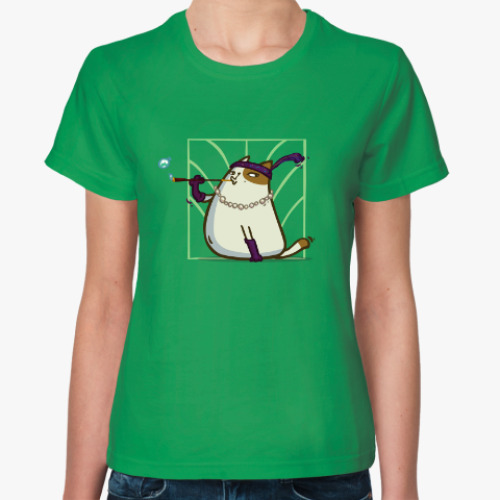 Женская футболка Кэтсби — Пятничный Котик №33