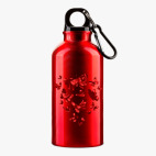 Металлическая бутылка 400 мл UV-DTF