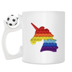 Кружка с футбольным мячиком