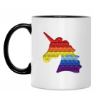 Кружка двухцветная