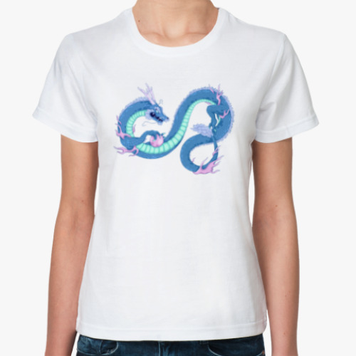 Классическая футболка Китайский дракон