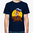 Русский на медведе