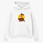 Толстовка худи оверсайз