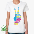 Женская футболка органик