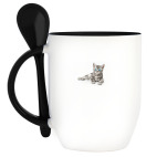 Кружка с ложкой