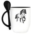 Кружка с ложкой